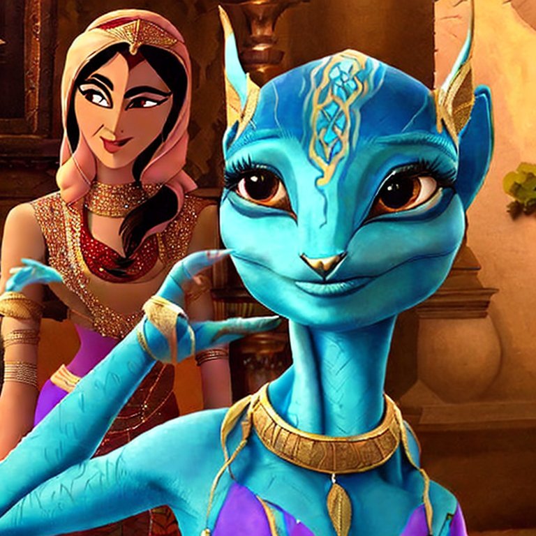 Jasmine and Neytiri